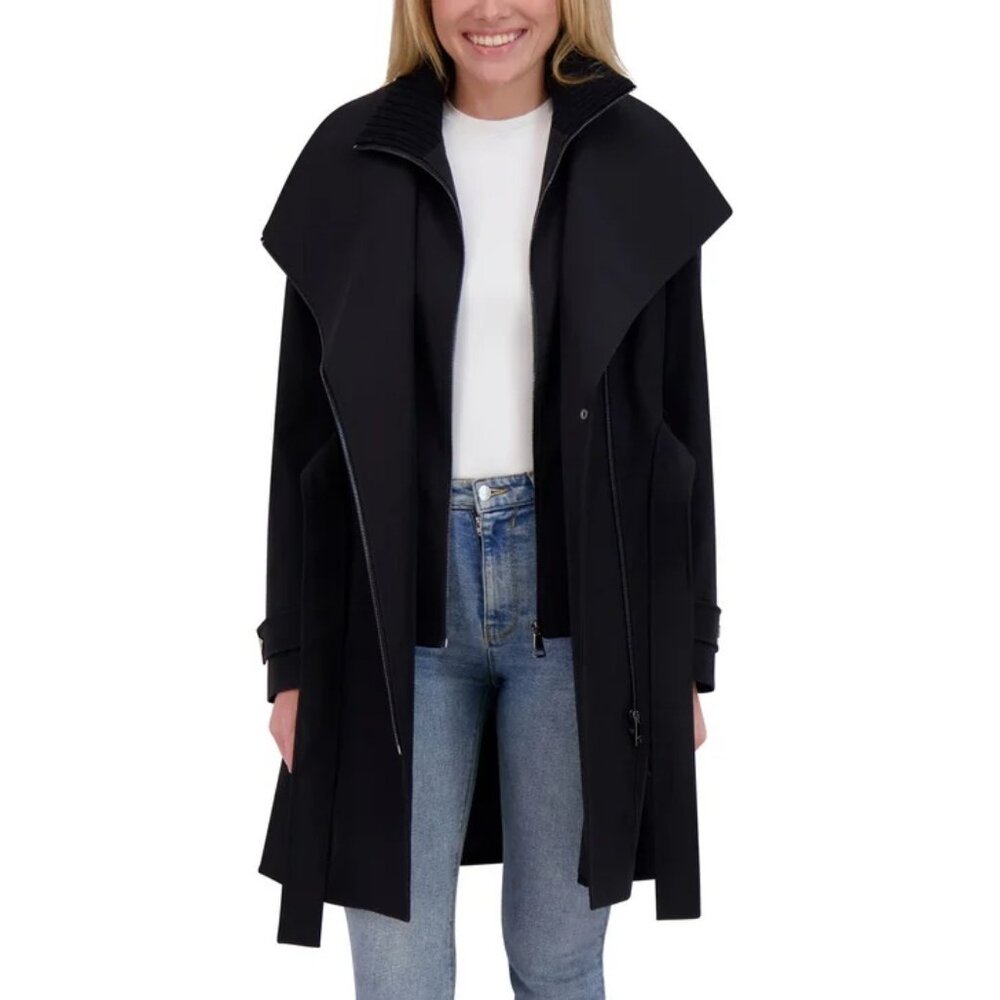 Halston Women's Belted Trench Coat